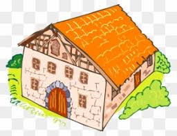 Large heritage home with massive dormer and turret. House Brick Large Orange Pink Windows Door Old Stone House Clipart Free Transparent Png Clipart Images Download