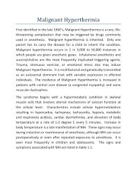 malignant hyperthermia free nursing ceus pages 1 15