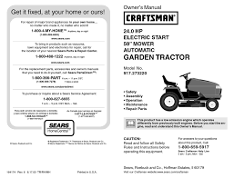We carry millions of appliance parts, snow blower, lawn & garden replacement parts, water filters and more. Craftsman 917 273220 Owner S Manual Pdf Download Manualslib