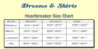 Heartbreaker Size Chart