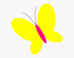 A yellow butterfly with black stipes and blue&orange dots landed on my today. Yellow Butterfly Clipart Png Transparent Png Png Png Download Transparent Png Image Pngitem