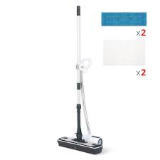 Polti universal microfiber floor cleaning cloths are hygienic and washable for reuse. Polti Moppy White Hygiene With Steam Cordless Polti