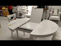 Check spelling or type a new query. Beautiful Extendable Dining Table Demo At Ikea Youtube Round Extendable Dining Table Dining Table Ikea Dining Table