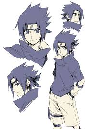 Naruto sasuke gibt es bei ebay! No Larger Size Available Sketsa Animasi Kartun