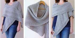Frutteto shawl is slightly asymmetrical in shape and design and very easy to knit. Altitude Knitted Asymmetrical Shawl Paid Knitting Pattern