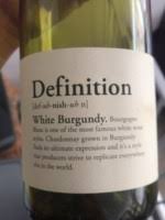 2018 Definition White Burgundy Wine Info