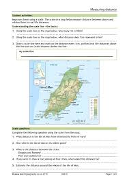 We have also included some river worksheets we created ourselves. Measuring Distance Scale Ks3 Geography