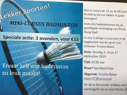 Badmintonvereniging Hoog Spel Peize Home Facebook