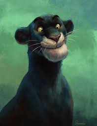 Bagheera Redraw Kate Kazartseva Disney Art Disney Drawings Disney Fan Art