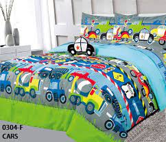 Twin size on sale bedroom sets. Jenin Kids Bedding Set Cars Truck Print Blue 6 Piece Comforter Set Sheet Toy Included Cars Twin Comforter Buy Online In Bahamas At Bahamas Desertcart Com Productid 158838049