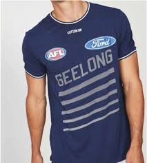 Geelong cats 2007 afl premiers signed card set ablett selwood bartel harley. Geelong Cats Cotton On Mens Run Out Tee