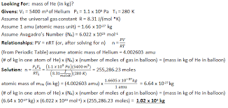 Ideal Gas Law Wyzant Resources