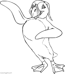 However, mumble has an astute talent for something that none of the penguins had ever seen before: Happy Feet Coloring Pages Coloringall