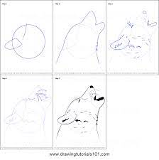 Please check out my other videos on drawing simple wolves, both body and face. Wolf Howling Drawing Easy Step By Step Novocom Top