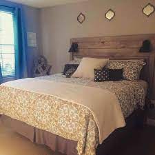 Look no further, this diy shiplap headboard is just the thing that will set your bedroom apart and give it the beachy, farmhouse look you've been she also wanted a shiplap headboard to complete the look. 30 Creative Diy Bedroom Headboard To Make It More Comfortable Bedroom Diy Bedroom Headboard Shiplap Headboard