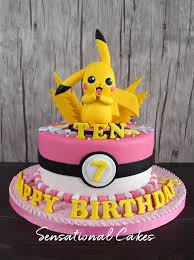 The Sensational Cakes Pokemon Pink Girl Theme Design Pikachu 3d Sugar Handcrafted Customized Cake Singaporeca Pikachu Cake Pokemon Birthday Cake Pokemon Cake