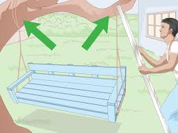 As for the swing seat more simple, usually only small and can only be used for one person. How To Make A Garden Swing With Pictures Wikihow