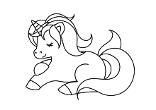 59 13 einhorn fantasie doodle. Ausmalbild Einhorn Fabelwesen Einhorner Unicorn