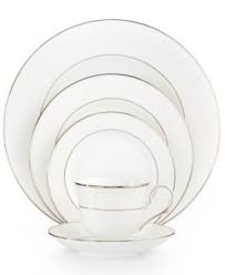 Lenox opal innocence saucer (s) raised dots beautiful! Lenox Opal Innocence Stripe 5 Piece Place Setting Reviews Fine China Macy S