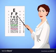 Doctor Shows An Eye Chart