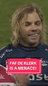 Faf de Klerk's Menacing Rugby Skills in Action