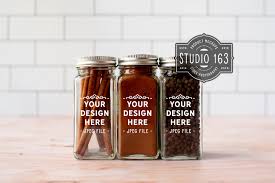 Download Spice Jars Mockup Glass Jar Mockup Kitchen Mockup 1036881 Decorative Design Bundles