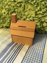 Check spelling or type a new query. Small Vintage Unfinished Wooden House Bank 5 By 4 By 4 Inches Gift For Jamscraftcloset