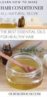How To Make Homemade Conditioner Simple Recipe Using Essential Oils Recipe Homemade Conditioner Essential Oil Recipes Smelling Oils