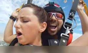 Alex Torres skydiving sex stunt video sparks probe by US aviation watchdog  | Daily Mail Online