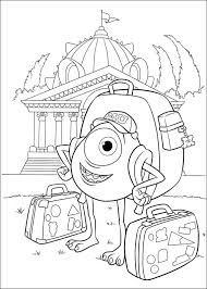 This disney coloring sheet is a great and fun activity for kids! Monsters Inc Colouring 6