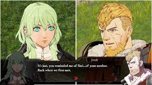 Jeralt & Byleth talk about her mother Sitri - Fire Emblem Warriors Three  Hopes - YouTube