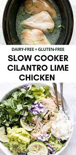 Crockpot Cilantro Lime Chicken The Wooden Skillet Recipe In 2020 Gluten Free Crock Pot Recipes Dairy Free Crockpot Meals Dairy Free Recipes Dinner