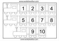 Number Chart 1 10 1 Worksheet Free Printable Worksheets