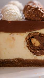 Cheesecake Ferrero Rocher Recette Video Recette Video En 2020 Recette Dessert Rapide Recette Dessert Recette Patisserie Facile