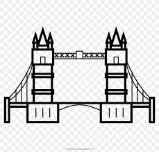 Draw the horizontal lines and windows. Tower Bridge London Bridge Tower Of London Drawing Png 1000x963px Tower Bridge Architecture Area Black And