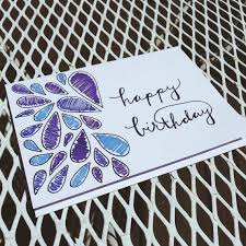 Sometimes making a cute card is as simple as… taping something to the front. Pin By Rachel Mayo On Doodles Birthday Card Drawing Hand Lettering Cards Hand Drawn Cards