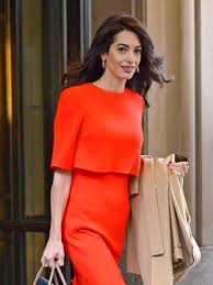 Amal clooney shows her elegant style on the way to work! 5 Classic Fashion Basics Amal Clooney Leaned Into In Her 40s Who What Wear