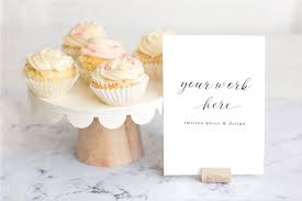 Wedding Dessert Menu Mockup Desserts Menu Free Packaging Mockup Menu Mockup