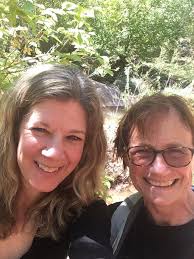 I was in Moab, and so was Barty, my BABYSITTER!! Still my hero, even minus  about 20 inches of hair. And my buddy Patty pointed out my book at Back of  Beyond. :)