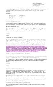 WILSON BOROUGH NORTHAMPTON COUNTY PENNSYLVANIA June 28, 2021 The second  meeting of June of the Council of The Borough of Wilson