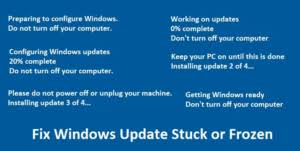 I downloaded packages and when i switched language i computer stuck on preparing to configure windows screen: How To Fix Stuck Or Frozen Windows Update Techilife