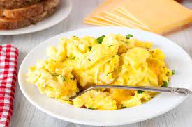 Scrambled Eggs With Cheese Recipe Scrambled Eggs With Cheese Cheesy Scrambled Eggs Mexican Breakfast Recipes