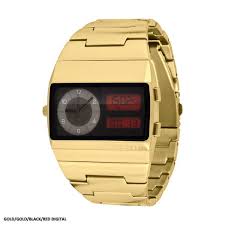 Vestal Metal Monte Carlo Watch Gold Gold Black Red Digital Mmc035 Extreme Supply Vestal Vestal Watches Digital Watch