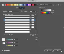 To make the recolor button show up in the properties panel, you need to make a selection. Changing Colors Along Gradients In Illustrator Graphic Design Stack Exchange
