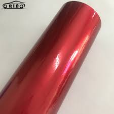 Envoltorio Con Purpurina Adhesiva Para Coche Envoltorio De Vinilo De Caramelo Brillante Con Burbuja De Aire Color Rojo Brillante 50x200cm Pegatinas Para Coche Aliexpress