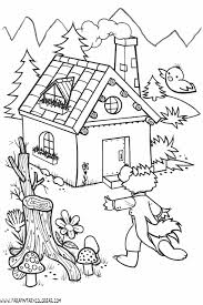 Dibujos Cuento Tres Cerditos 009
