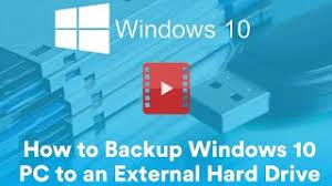 With the right external hard drive in hand, next you need to learn how to back up your laptop or desktop. How To Back Up Your Windows 10 Pc To An External Hard Drive Youtube