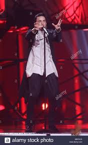 Download This Stock Image 09 May 2018 Portugal Lisbon The Ukraine S Melovin Standing On The Stage Durin In 2020 Eurovision Song Contest Eurovision Songs Eurovision