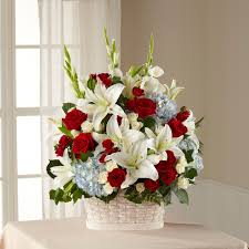 Red, white and blue designers choice copake florist | elegant creations by amy | local flower delivery copake, ny 12516 Bulgaria Florist Sympathy Flowers Flowers Delivery