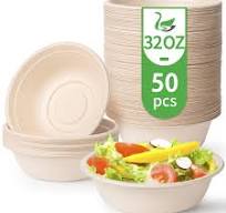 Amazon.com: Green Tree Products Disposable Paper Bowls, 32 ...